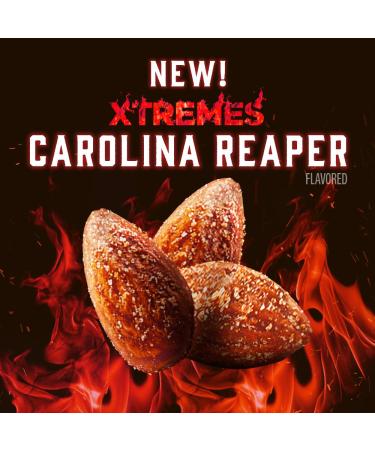 Blue Diamond Almonds XTREMES Carolina Reaper Spicy Snack Nuts 1.5oz - Pack of 12 - Buy Online on GoSupps.com