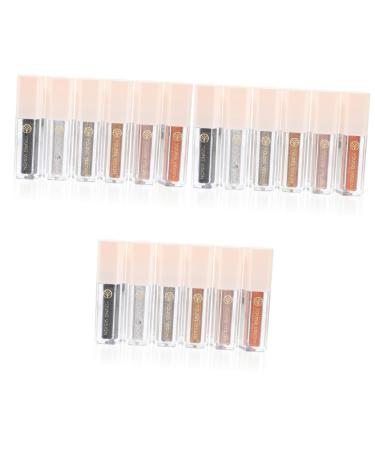 NOLITOY 18 Pcs Eye Shadow Set Eyeshadow Beauty Tools Makeup Stuff Women Makeup Tools Miss Cosmetic Liquid 1 count (Pack of 1) As Shownx3pcs