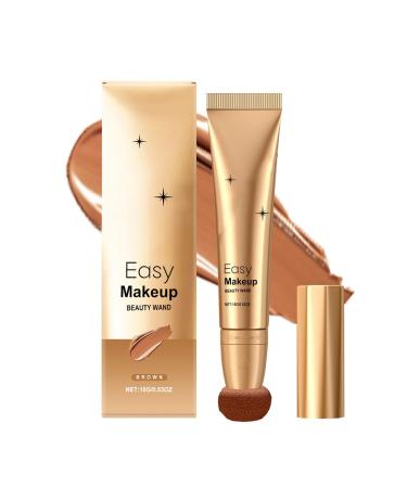 syayw Contour Wand - Beauty Contour | Cream and Red Blusher Stick | Red Blusher with Cushion Applicator | Halo Glow Anti-Fade Contour Highlighter Tape for Women and Girls