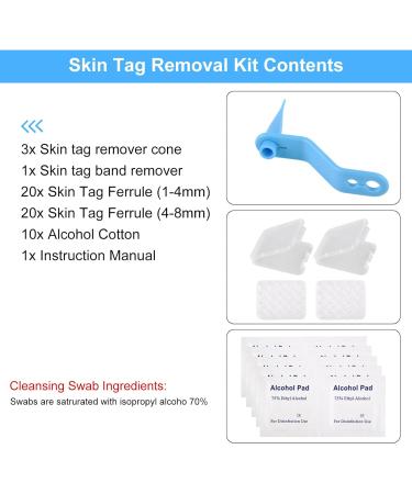 Vossot 3-in-1 Stem Warts Removal Kit | Fast & Effective Wart Treatment with 40 Skin Day Remover Patches | Fibroma & Mole Remover for Face & Neck - Buy Online on GoSupps.com