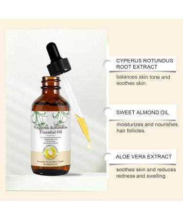 Huile de Cyperus Rotundus natural pure pilatoire inhibits the removal of the poles fights the peau and inhibits the pores hydrant army not 1 - Buy Online on GoSupps.com