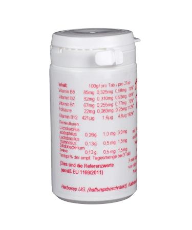 Pro Darm Aktiv Tablets | Herbosus | Lactic Acid Bacteria & B Vitamins for Gut Health | International Shipping - Buy Online on GoSupps.com