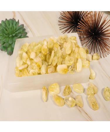 Crystal Hideaway Citrine Polished Stones Natural Tumbled Crystal for Solar Plexus Chakra Balancing Reiki Healing Tumbling Cabbing Decor lb - Buy Online on GoSupps.com
