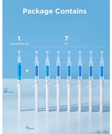 8 Pack Teeth Whitening Gel Syringes, 35% Carbamide Peroxide, Low Sensitivity Formula - Professional Whitener for Trays by Imosty - Buy Online on GoSupps.com