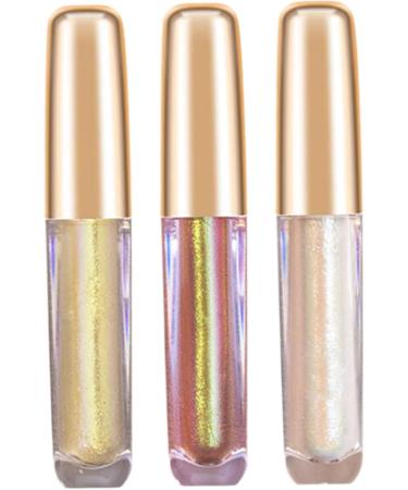 Liquid Glitter Eyeshadow 3PCS Waterproof Metallic Multichrome Eyeshadow Highly Pigment Holographic Eyeshadow Long Lasting Chrome Eyeshadow Type 1 Liquid Glitter Eyeshadow - Buy Online on GoSupps.com