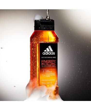 Coty ADIDAS ACTIVE SKIN & MIND ENERGY KICK SHOWER GEL FOR MEN 250ml 88oz - Buy Online on GoSupps.com