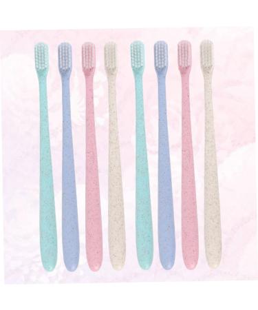 Buy Organic Charcoal Toothbrush Set - 16 Eco-Friendly Travel Toothbrushes with Caps - Household Care for Vegans - Buy Online on GoSupps.com
