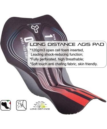 CEROTIPOLAR Men's Cycling Shorts - Long Padding UPF50+ Bicycle Bib Shorts for Ultimate Comfort & Sun Protection - Buy Online on GoSupps.com