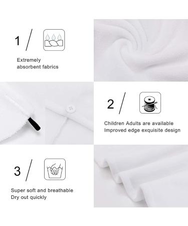 Buy Blue Hibiscus Microfiber Hair Towel Wrap - Super Absorbent 10x26 Inch Hair Turban for Women - Buy Online on GoSupps.com