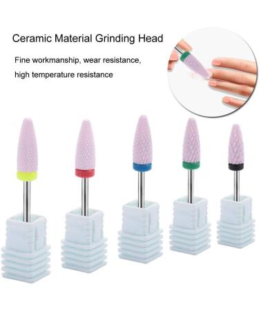 Nail Drill Bits Professional Nail Polisher Nail Manicure Tool Ceramic Cylinder Nail Manicure Tools Excellent for Grinding Polishing Peeling Drilling Carving Nair Art Tools (Perfect Polisher Set) - Buy Online on GoSupps.com