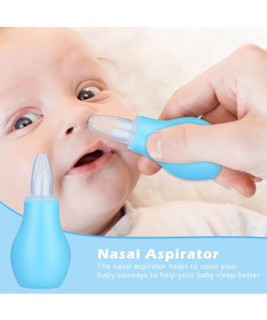 10-Piece Baby Grooming Kit | Newborn Healthcare Essentials Set for Nursery | Blue | Hair Brush, Nail Clipper, Thermometer | Infant Boys Girls - Buy Online on GoSupps.com