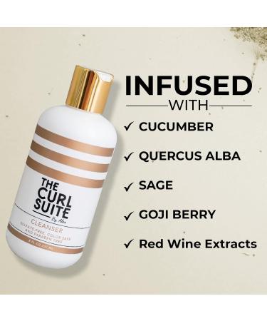 Cleansing Shampoo for Curly Hair | Goji Berry & Red Wine - Sulfate-Free Deep Cleanser (8 OZ) | International Shipping - Buy Online on GoSupps.com