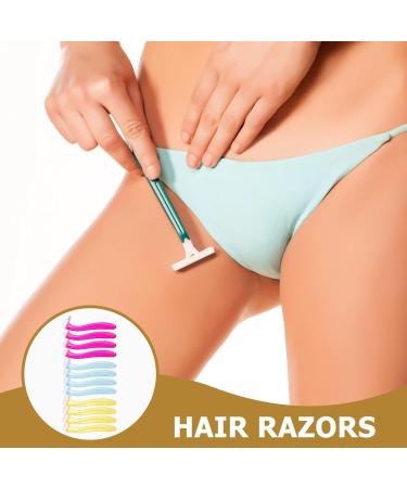 Minkissy 15-Piece Bikini Hair Removal Razor Set | Fast & Easy Trimmer for Bikini Zone & Leg Hair | Plastic ABS Manual Hair Removal Tools - Buy Online on GoSupps.com