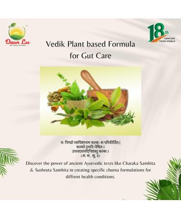 Dawn Lee Digestive Churan- Churna- Promotes Healthy Digestion- Reduces Acidity- Helps in Nutrient Absorption- Supports Boqel Regularity- Indian Traditional Natural Digestive Churan Powder- 50 Gram - Buy Online on GoSupps.com