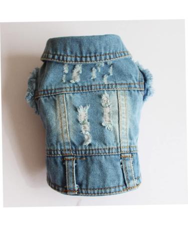 Frcolor Denim Vest for Dogs - Stylish Sun Protection & Winter Dress | Tank Tops & Muscle Shirts for Small Pets - Buy Online on GoSupps.com