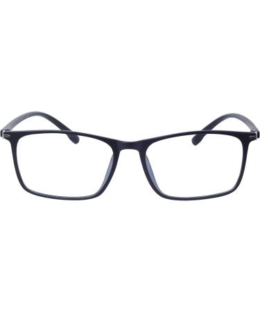 Blue Light Blocking Glasses for Computer - Anti Glare Fatigue Blocking Headaches Eye Strain - TR90 Frame Matt Black - Buy Online on GoSupps.com