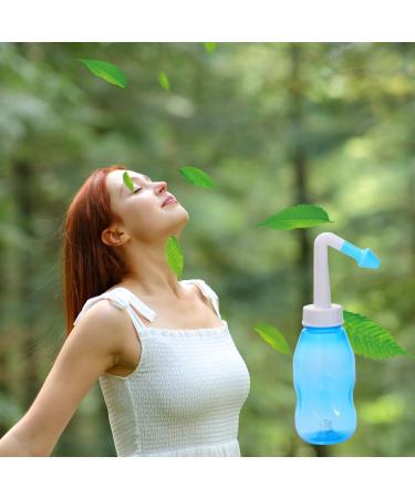 Linxiu Neti Pot | Sinus Rinse & Nasal Wash Bottle - 300 ML for Adults & Kids | Effective Nasal Irrigation Cleaner - Buy Online on GoSupps.com