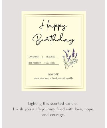 Scented Candles Gift Set for Women - Birthday & Christmas Gifts with Blessing Tags (260g) - Buy Online on GoSupps.com