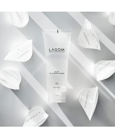 LAGOM Cellup Gel To Water Cleanser - Natural Vegan Daily Face Wash - Gentle Hydrating Herbal Treatment - 220ml - Buy Online on GoSupps.com