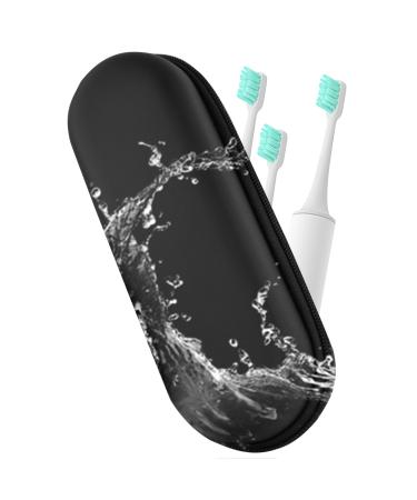 Bixufcai Electric toothbrush ethici Travel Eti Seachable plastic hard shell toothbrushes Protective cover for oral B/Philips/Sonicare Electric Toothbrush toothbrush Suitable Black