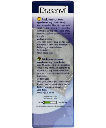LIQUID MELATONIN Kids 50 ml 1 MG DRASANVI - Buy Online on GoSupps.com