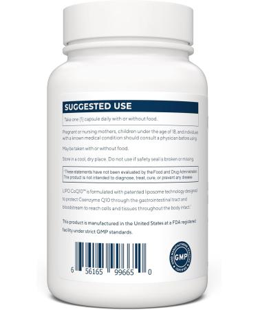 Renue By Science Liposomal CoQ10 200mg - Bioavailable Ubiquinol for Energy & Heart Health - 90 Caps 90 Day Supply - Antioxidants for Longevity - Buy Online on GoSupps.com