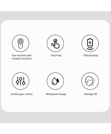 Rechargeable Silicone Facial Cleansing Brush Set with 3 Brush Heads for Thorough Cleanse Improved Skin Tone - Buy Online on GoSupps.com