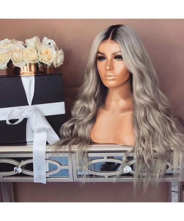 Shop Long Grey Wavy Wig for Women - Synthetic Brazilian Curly Hair Cosplay 50s 60s 70s 80s International Shipping Available - Buy Online on GoSupps.com