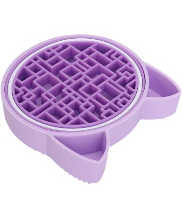 Makeup Brush Cleansing Bowl Drying Holder Makeup Brush Cleansing Mat Prevent Damage Skin Friendly for Home Use (Purple) - Buy Online on GoSupps.com