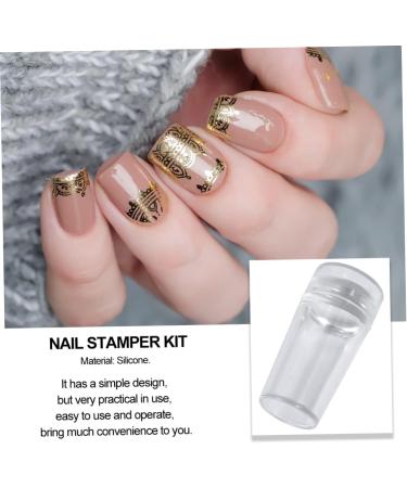 Ipetboom 4 nail art printer nail stamp seal nail set set Accessories die nail polish manicure printer game set mold kit stamp suite nail stampers for kids polish tool plastic 6X3cm Transparent Color - Buy Online on GoSupps.com