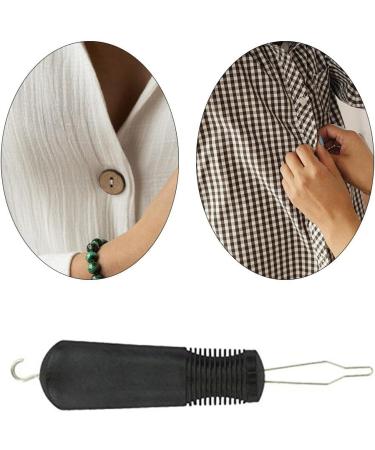 2 x Button Hooks & Zipper Dressing Aid | Arthritis Assistance Set - Black | Shop Internationally - Buy Online on GoSupps.com