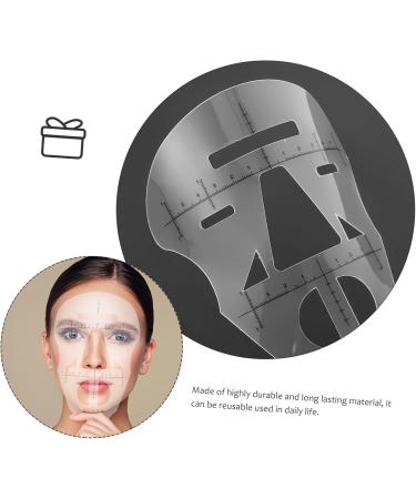 Healeved 1pc Measure Tool Eyebrow Template Shaping Tool Eyebrow Stencil Positioning The Brush Make up - Buy Online on GoSupps.com