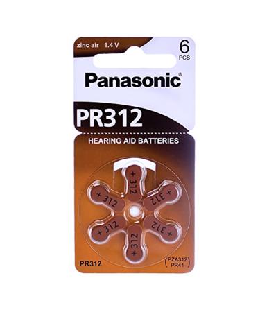 Panasonic Hearing Aid Batteries Size 312 (60 Batteries)