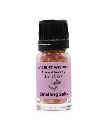 Ancient Wisdom De-Stress Aromatherapy Smelling Salt - Alleviate Tension Relaxation Blend with Frankincense Lavender Melissa and Orange