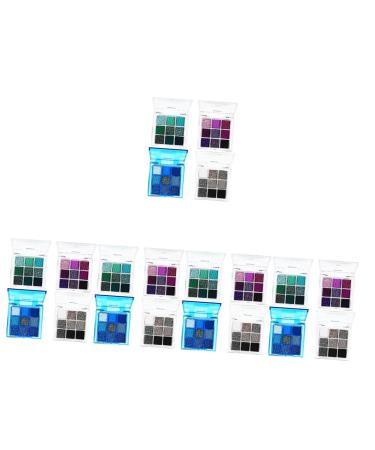 FOMIYES 20 Pcs Eye Shadow Palette Eyeshadow Palette Eyeshadow Glitter Palette Eye Makeup Palette Plastic 1 count (Pack of 1) Multix5pcs