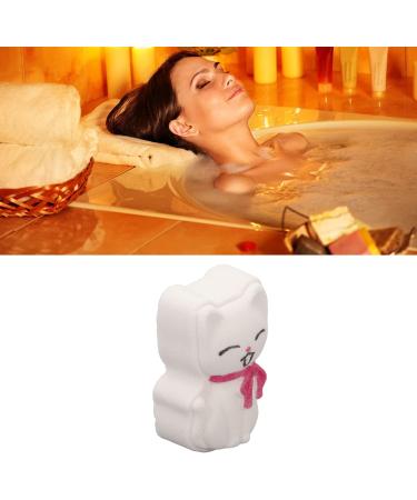 Qukaim Spa Bath Ball Cartoon Animal Shaped Bath Salt Ball Cute Essential Oil Bath Ball for Skin Care Peach Scented for Children and Adults - Buy Online on GoSupps.com