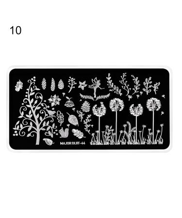 Premium Nail Art Templates for Women - Halloween & Christmas Designs | Stainless Steel Manicure Plates - Buy Online on GoSupps.com