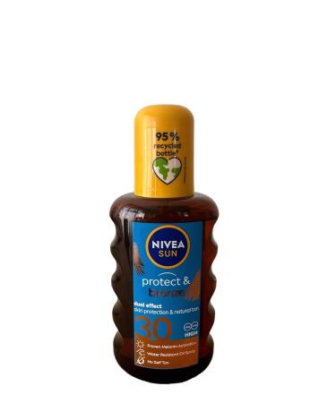 Nivea Sun Protect & Bronze Water Resistant Oil Spray SPF30 - 200ml | Buy Online for International Shipping - Buy Online on GoSupps.com