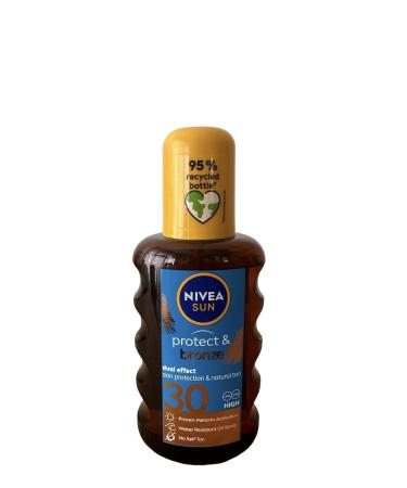 Nivea Sun Protect & Bronze Water Resistant Oil Spray SPF30 200ml