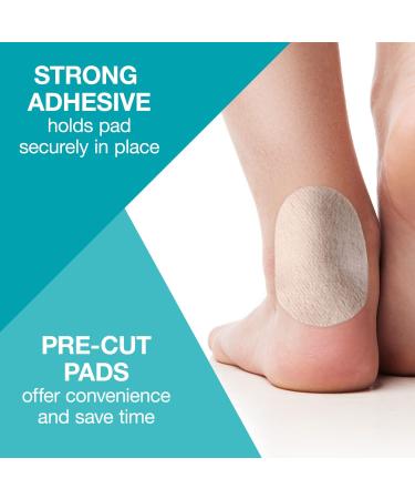 Steins Moleskin Pre-Cut Oval Foot Pads - Heel & Toe Blister Protectors - 100 Count - Buy Online on GoSupps.com