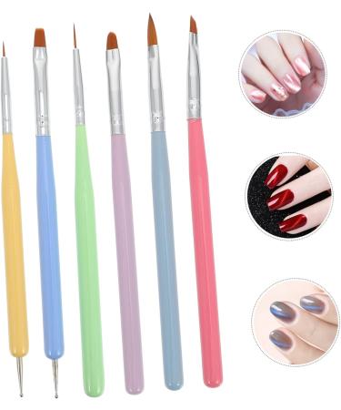 Beatifufu 1 Set Nail Pen Nail Brush Beauty Manicure Pen Brushes Manicure Art Brushes Nail Art Drawing Pen Nail Supplies Kit Nail Art Liner Brush Nail Painting Brushes Nail Kits Lotus Wood - Buy Online on GoSupps.com