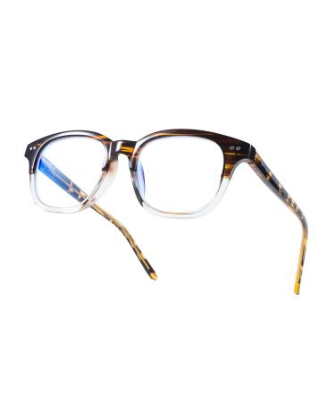 Bhigh Fashion ladies reading glasses anti-blue light reading glasses men's computer game ultra-light reading glasses A2232 C3 1.75 Diopters