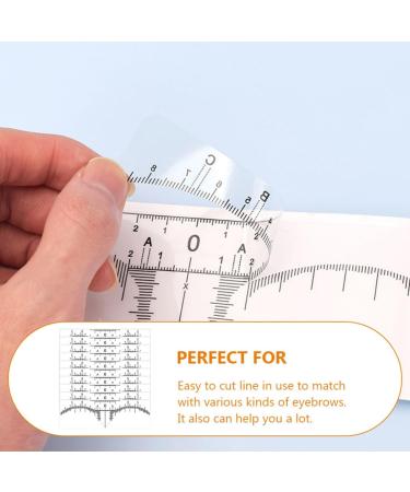 SOIMISS R gle Sourcils Professionnelle Autocollante 10 Pcs Outil de Mesure Jetable Graduation Claire Accessoires Pr cis pour Maquillage Permanent Tatouage Sourcils et Trac de Ligne  - Buy Online on GoSupps.com