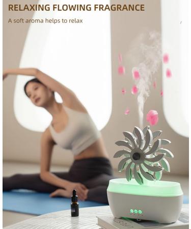 SereneMist 300ml Essential Oil Diffuser & Humidifier - Rain Cloud Aromatherapy Device for Home | Timer & Fragrant Oil | White - Buy Online on GoSupps.com