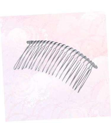 FRCOLOR Comb hair comb clips veil hair comb clips insert comb inserted comb wire side comb wire hair combs for fine hair Wire Bridal Wedding Veil Combs lady parts bride bun Korean Hair - Buy Online on GoSupps.com