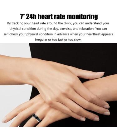 Thyxgs Smart Wearable Ring - Fitness Tracker Heart Rate & Sleep Monitor Real-Time Data App Waterproof Design - Perfect Birthday Gift - Buy Online on GoSupps.com