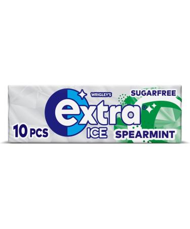 Extra Chewing Gum Sugar Free Ice Spearmint Flavour Chewing Gum Bulk 30 Packs of 10 Pieces & Chewing Gum Sugar Free Spearmint Flavour Chewing Gum Bulk 30 Packs of 10 Pieces - Buy Online on GoSupps.com
