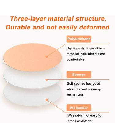 42 PCS Cosmetic Powder Puff For Face Powder Makeup Foundation Sponge Air Cushion Powder Puff Round Latex-free Blending Sponge for Liquid Foundation Cream Powder Concealer - Buy Online on GoSupps.com