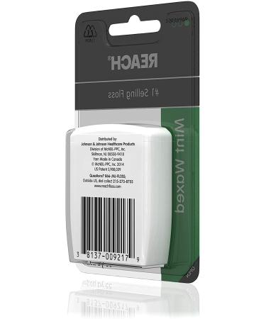 Buy Johnson & Johnson Reach Mint Waxed Dental Floss 55 YD (Pack of 2) - International Shipping Available - Buy Online on GoSupps.com
