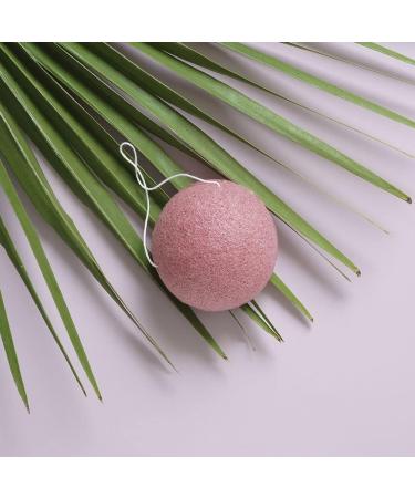 Alma Secret Pink Konjac Cleansing Sponge. Facial and body cleansing. 100% natural with Konjac root fiber. All skin types. Biodegradable natural cosmetics. Cruelty Free - Buy Online on GoSupps.com